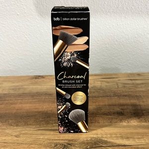NIB Billion Dollar Brows Charcoal 5-Piece Brush Set